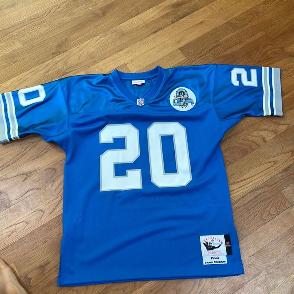 Mitchell & Ness Barry Sanders Jersey.